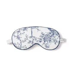 Janie and Jack Adult Accessories|Petite Plume-Adult's Twill Sleep Mask in blue timeless toile