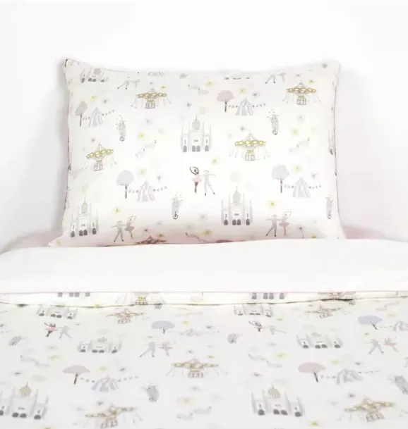 Janie and Jack Blankets And Quilts-Adventures in Wonderland Twin Set - rose
