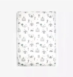 Janie and Jack Nursery|Blankets And Quilts-Adventures in Wonderland Baby Duvet Set - aqua