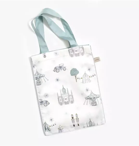 Janie and Jack Nursery|Blankets And Quilts-Adventures in Wonderland Baby Duvet Set - aqua