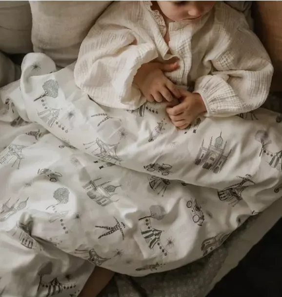 Janie and Jack Nursery|Blankets And Quilts-Adventures in Wonderland Baby Duvet Set - aqua