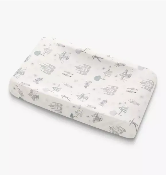 Janie and Jack Nursery|Diapering-Adventures in Wonderland Changing Pad Cover - aqua