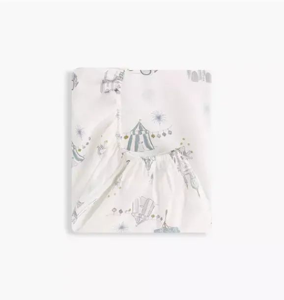 Janie and Jack Nursery|Diapering-Adventures in Wonderland Changing Pad Cover - aqua
