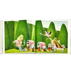 Janie and Jack Books-ALICE'S ADVENTURE IN WONDERLAND LEATHER EDITION cloud