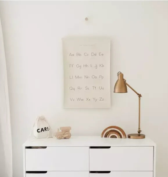 Janie and Jack Art-Poster alphabet