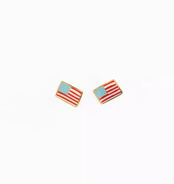 Janie and Jack Kids Accessories|Jewelry-American Flag Stud Earring multi