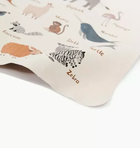 Janie and Jack Nursery|Diapering-Changing Mat animal alphabet