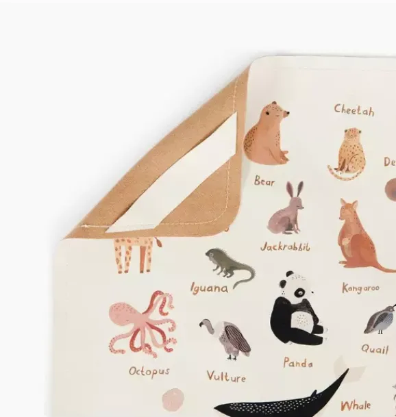 Janie and Jack Nursery|Diapering-Changing Mat animal alphabet