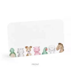 Janie and Jack Stationery-Animal Friends Little Notes® multi