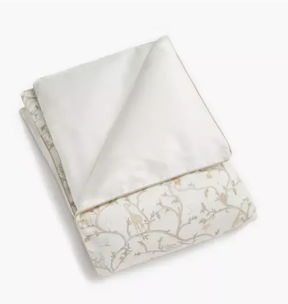 Janie and Jack Blankets And Quilts|Nursery-Animal Parade Baby Duvet Set - ivory
