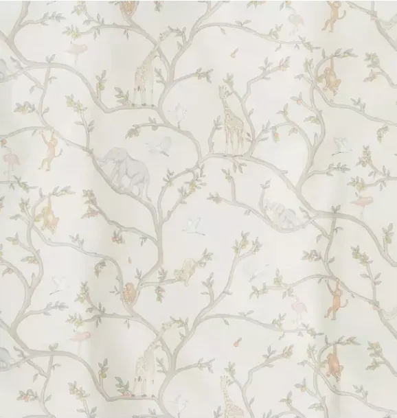Janie and Jack Blankets And Quilts|Nursery-Animal Parade Baby Duvet Set - ivory