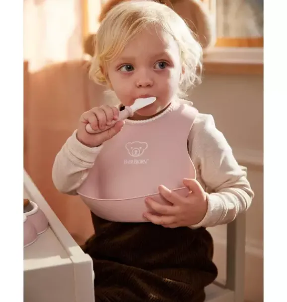 Janie and Jack Feeding Accessories-Baby Bib 2-Pack, Gray / Pink