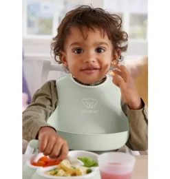 Janie and Jack Feeding Accessories-Baby Bib 2-Pack, Green / Blue