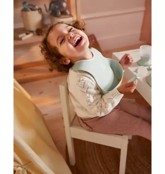 Janie and Jack Feeding Accessories-Baby Bib 2-Pack, Green / Blue