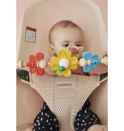 Janie and Jack Baby Activity-Baby Bouncer Bliss, Mesh, pearly pink