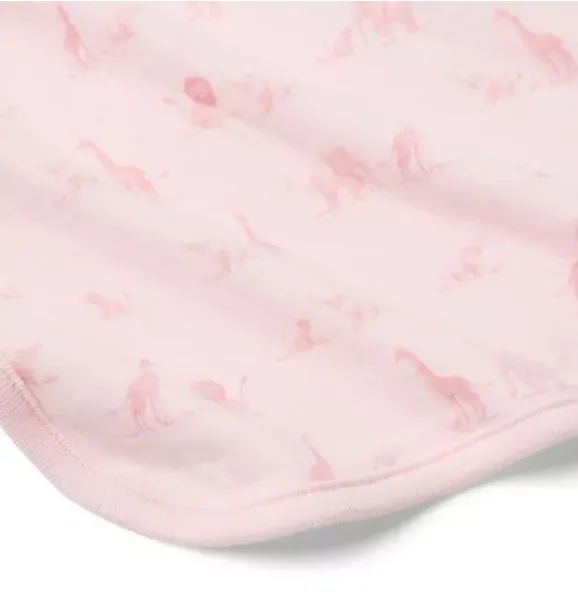 Janie and Jack Sets-Baby Bundle of Love Gift Set pink blossom animal friends toile