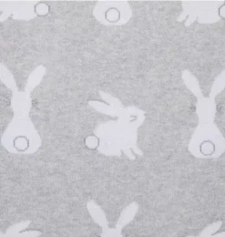 Janie and Jack Shoes & Accessories|Shoes & Accessories-Baby Bunny Blanket earl grey heather bunny