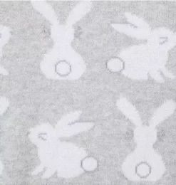 Janie and Jack Sets-Baby Bunny Sweater Matching Set earl grey heather bunny