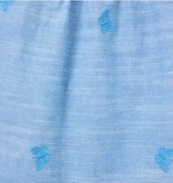Janie and Jack Sets-Baby Butterfly Matching Set button blue butterfly