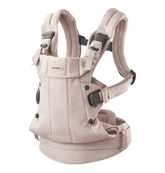 Janie and Jack Baby Carriers-Baby Carrier Harmony, Woven, light pink