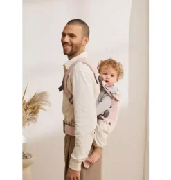 Janie and Jack Baby Carriers-Baby Carrier Harmony, Woven, light pink