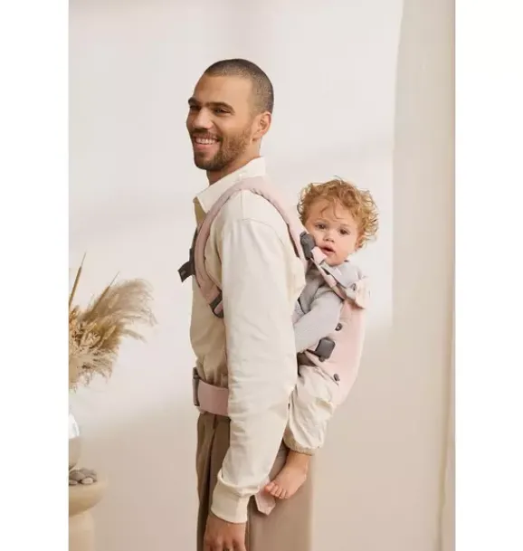 Janie and Jack Baby Carriers-Baby Carrier Harmony, Woven, light pink