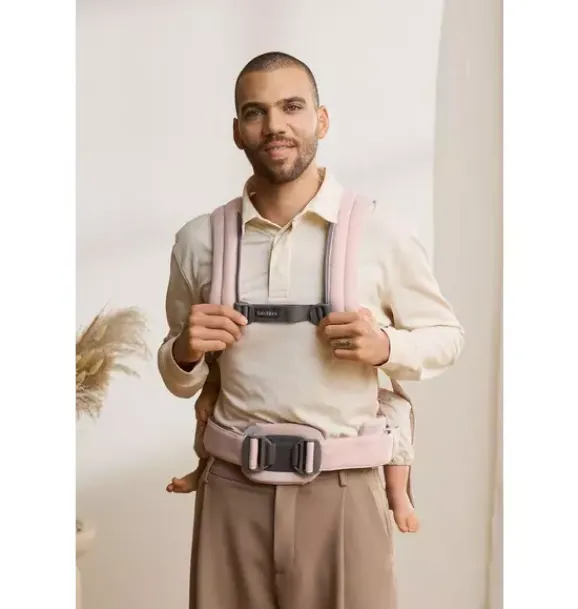 Janie and Jack Baby Carriers-Baby Carrier Harmony, Woven, light pink