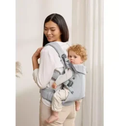 Janie and Jack Baby Carriers-Baby Carrier Harmony, Woven, light grey