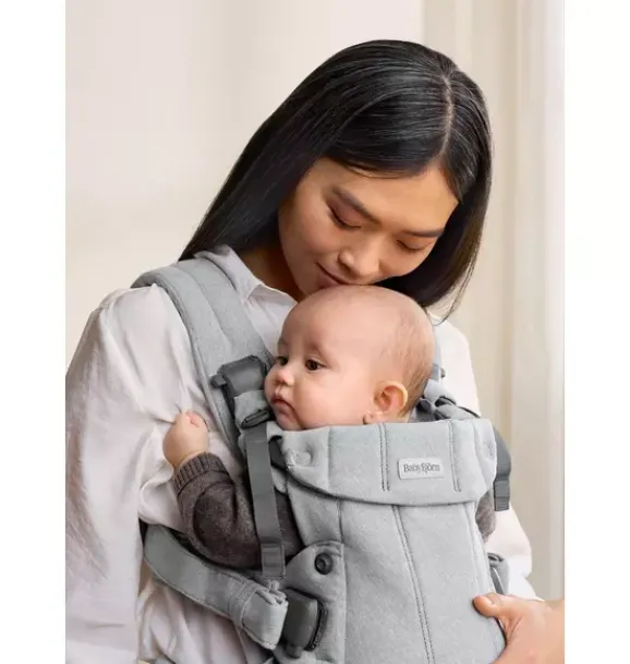 Janie and Jack Baby Carriers-Baby Carrier Harmony, Woven, light grey
