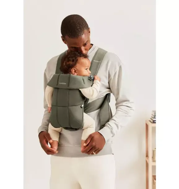 Janie and Jack Baby Carriers-Baby Carrier Mini, Woven, dark green