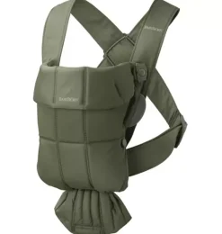 Janie and Jack Baby Carriers-Baby Carrier Mini, Woven, dark green