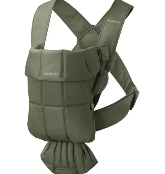 Janie and Jack Baby Carriers-Baby Carrier Mini, Woven, dark green