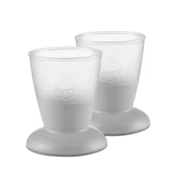 Janie and Jack Feeding Accessories-Baby Cup 2-Pack, gray