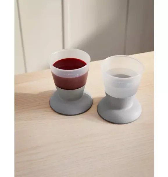 Janie and Jack Feeding Accessories-Baby Cup 2-Pack, gray