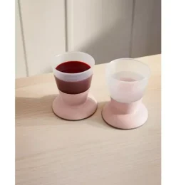 Janie and Jack Feeding Accessories-Baby Cup 2-Pack, Pink powder pink