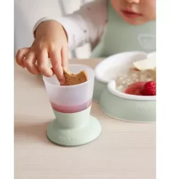 Janie and Jack Feeding Accessories-Baby Dinner Set, powder green