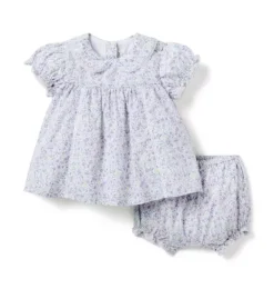 Janie and Jack Sets-Baby Ditsy Floral Matching Set seashell ecru ditsy floral