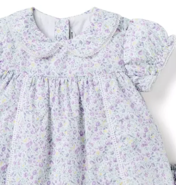 Janie and Jack Sets-Baby Ditsy Floral Matching Set seashell ecru ditsy floral