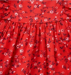 Janie and Jack Sets-Baby Ditsy Floral Pintuck Matching Set red punch ditsy floral
