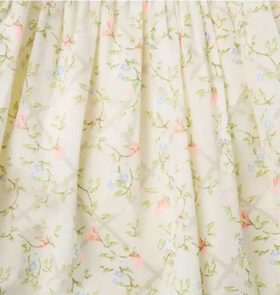 Janie and Jack Online Exclusives|Dresses-Baby Ditsy Floral Ruffle Dress snowdrift ditsy floral