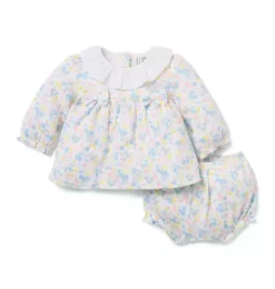 Janie and Jack Sets-Baby Floral Pointelle Matching Set light blue floral