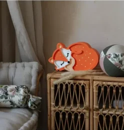 Janie and Jack Lighting-Baby Fox Lamp orange