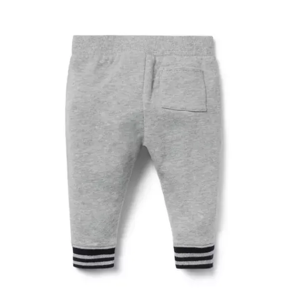 Janie and Jack Pants & Overalls-Baby French Terry Jogger classic grey heather