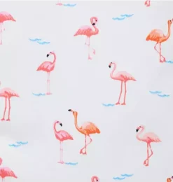 Janie and Jack Baby Pajamas|Family Matching Pajamas-Baby Good Night Footed Pajama In Flamingo white flamingo