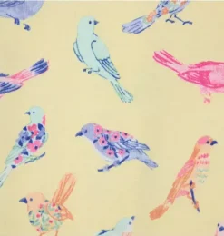 Janie and Jack Baby Pajamas|Family Matching Pajamas-Baby Good Night Footed Pajama In Bird light yellow bird
