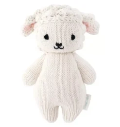 Janie and Jack Stuffed Animals-Baby lamb white