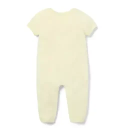 Janie and Jack One-pieces & Rompers|One-pieces & Rompers-Baby Lion Knit One-Piece butter yellow