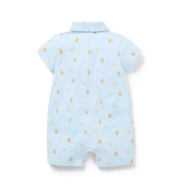 Janie and Jack One-pieces & Rompers-Baby Lion Romper bundle blue lion