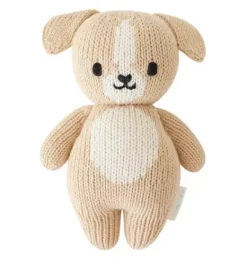 Janie and Jack Stuffed Animals-Baby puppy light beige