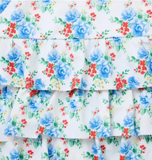 Janie and Jack Rash Guards|Baby-Baby Recycled Floral Rash Guard 2-Piece Swimsuit white floral
